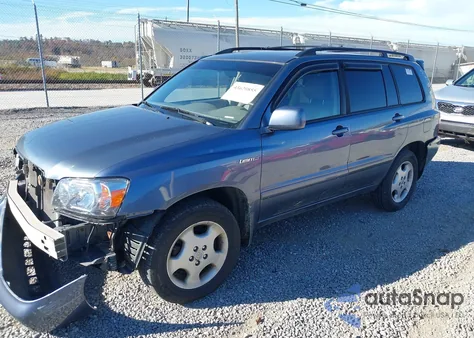 2004 Toyota Highlander Limited V6 z USA, uszkodzony, nr VIN JTEEP21A940056587